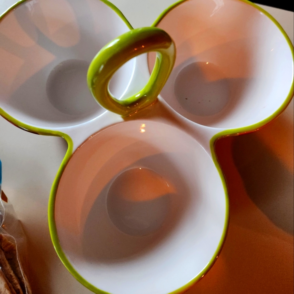 Crate and barrel dip / candy dish